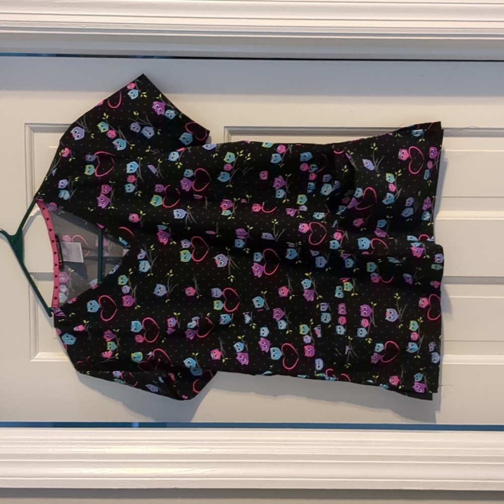 Owl Scrub top